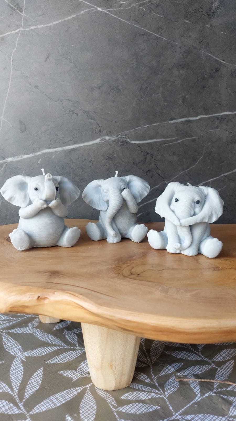 Velas 3 elefantes sabios