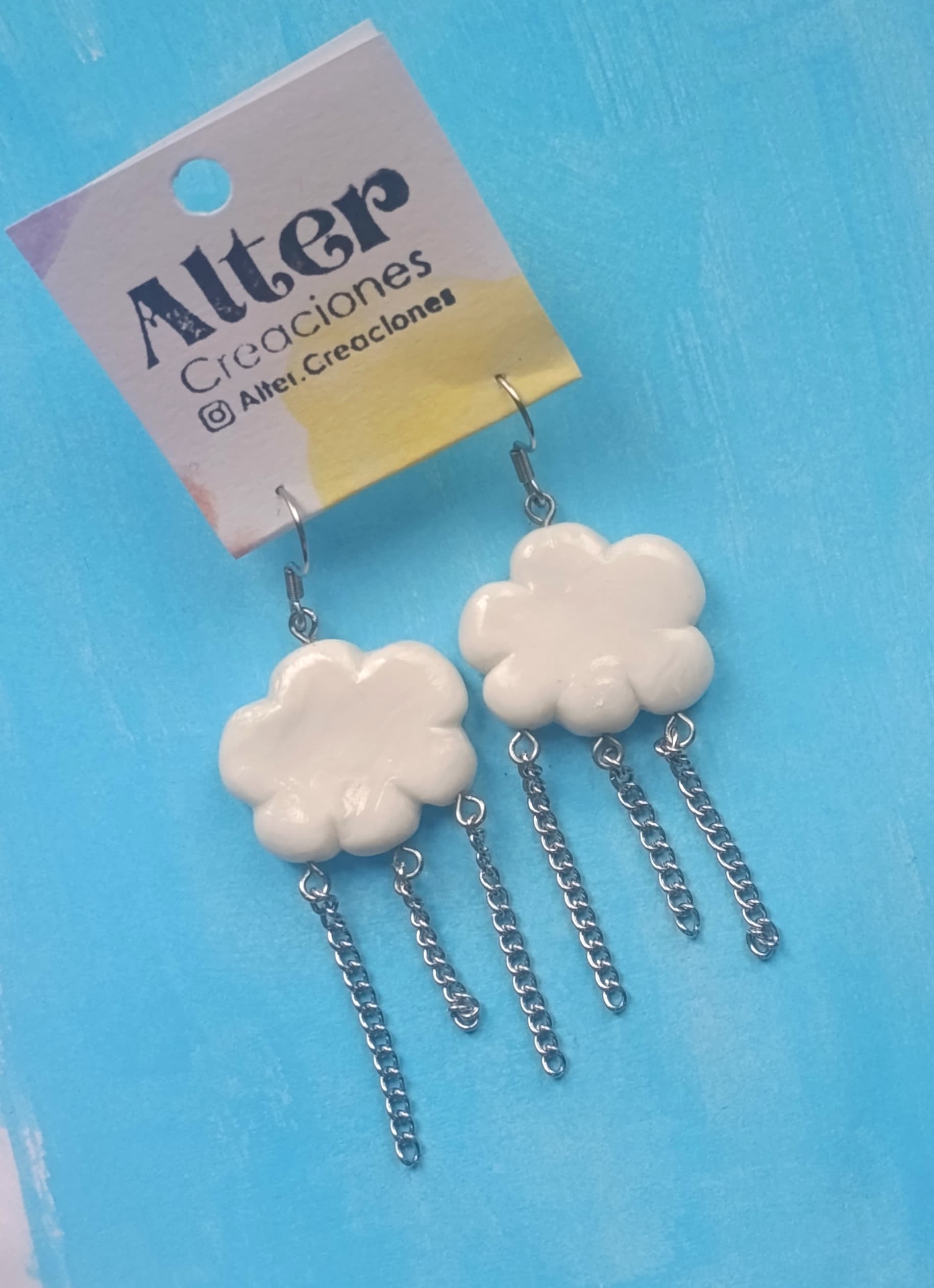 Caravanas de porcelana fría (diseños naturales)