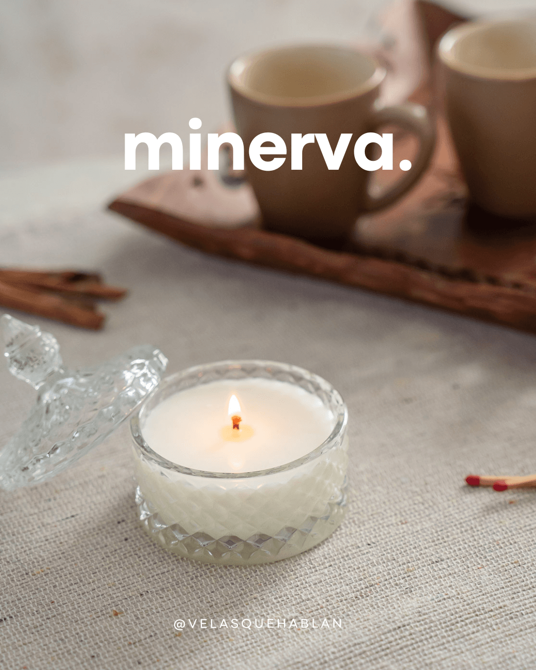 Vela de soja Modelo Minerva