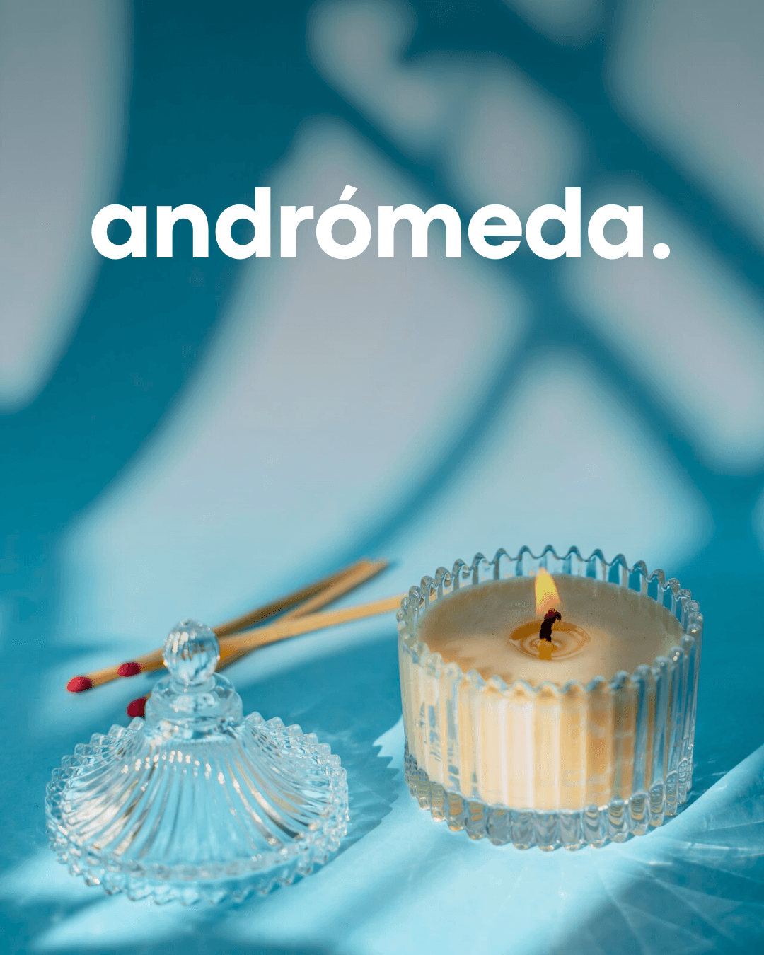 Vela de soja Modelo Andrómeda