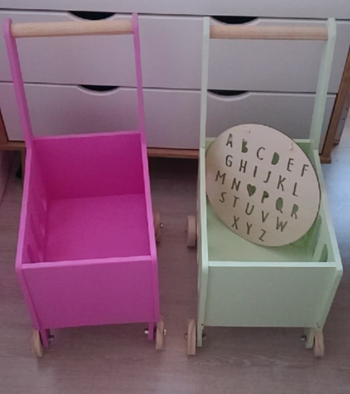 Carrito de compras y caminador