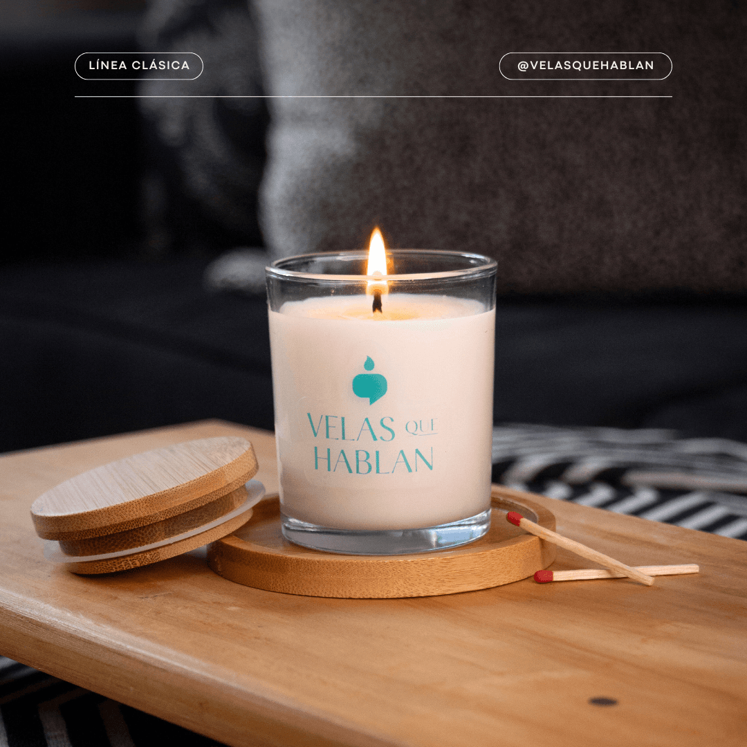 Vela de cera de soja Línea Clàsica