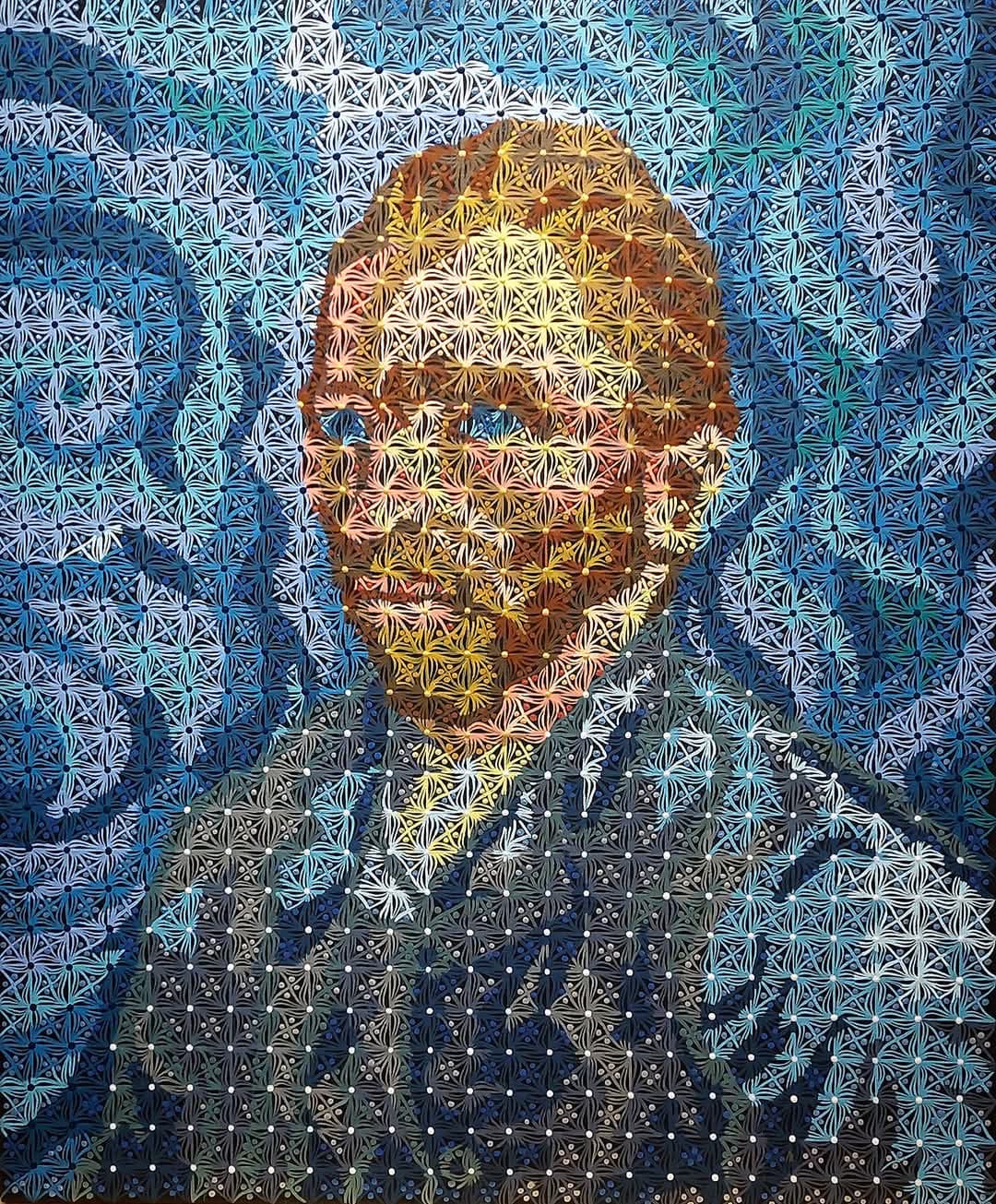 Obra original acrílico sobre lienzo 50x70 cm enmarcada