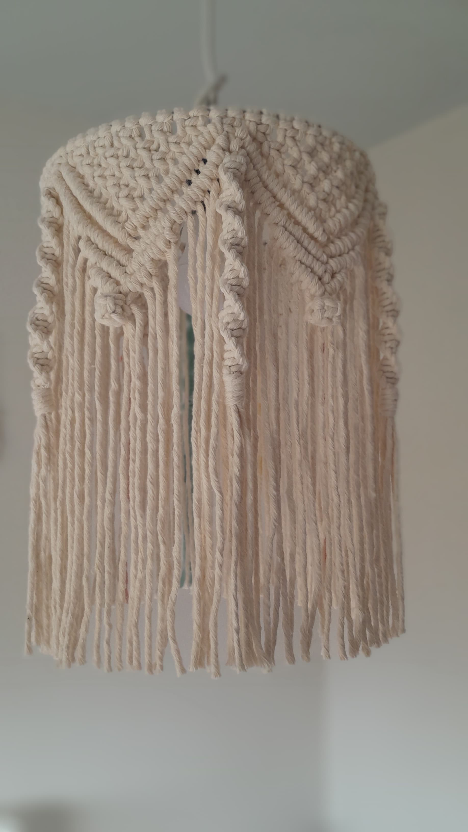 Lámparas Artesanales Macramé