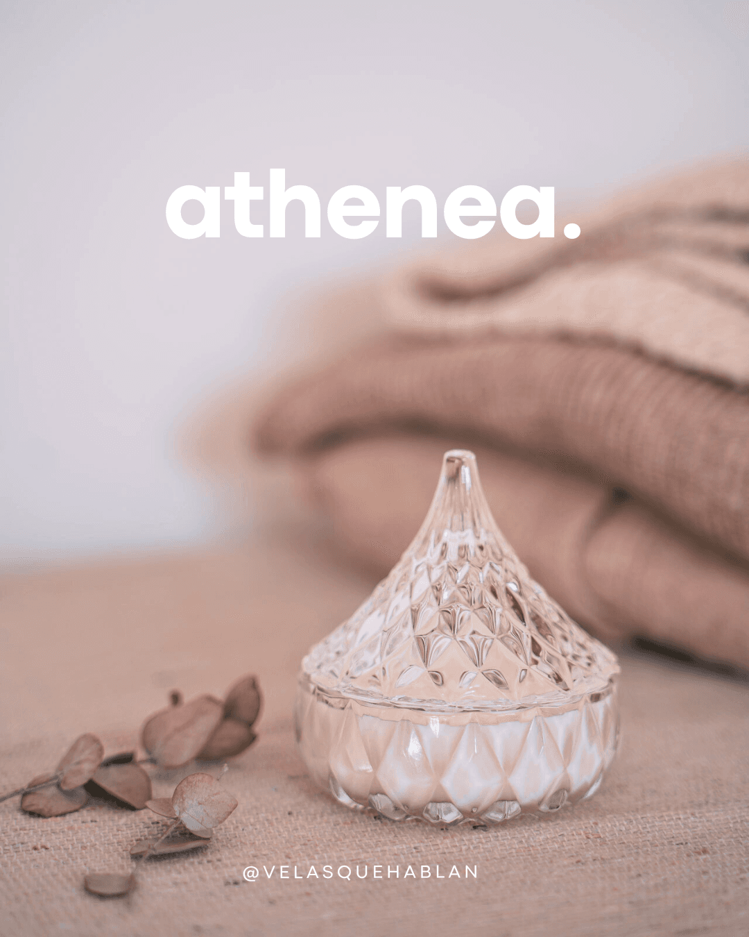 Vela de soja Modelo Minerva