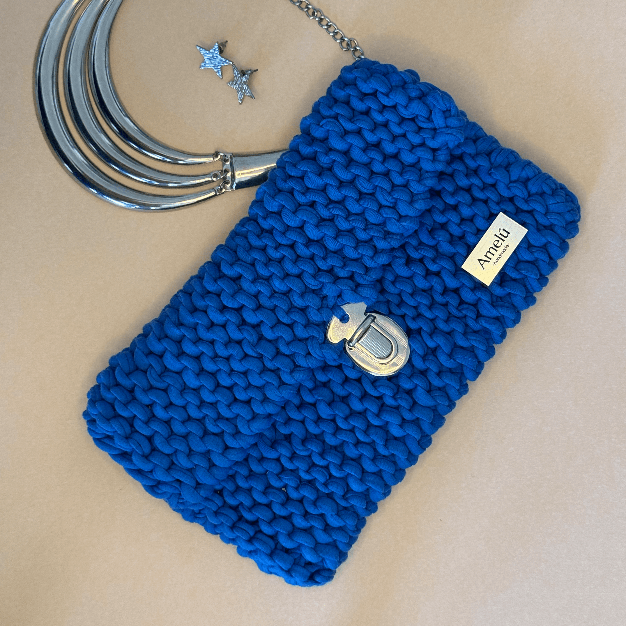 Sobre azul en trapillo