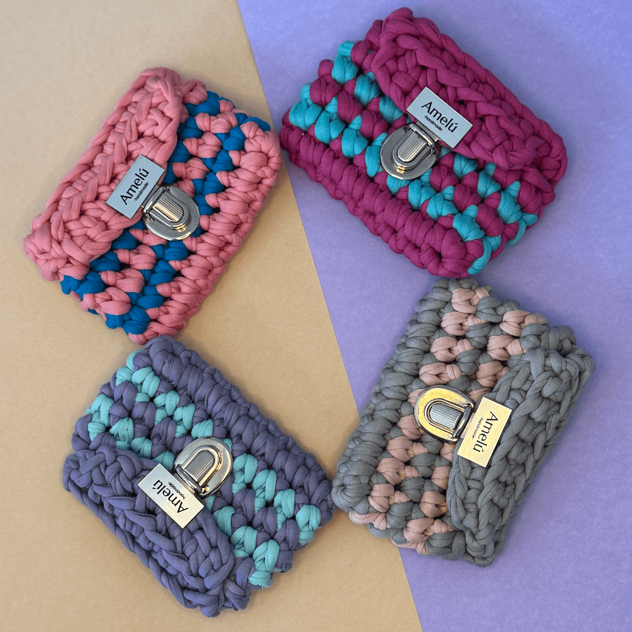 Monedero mini de trapillo