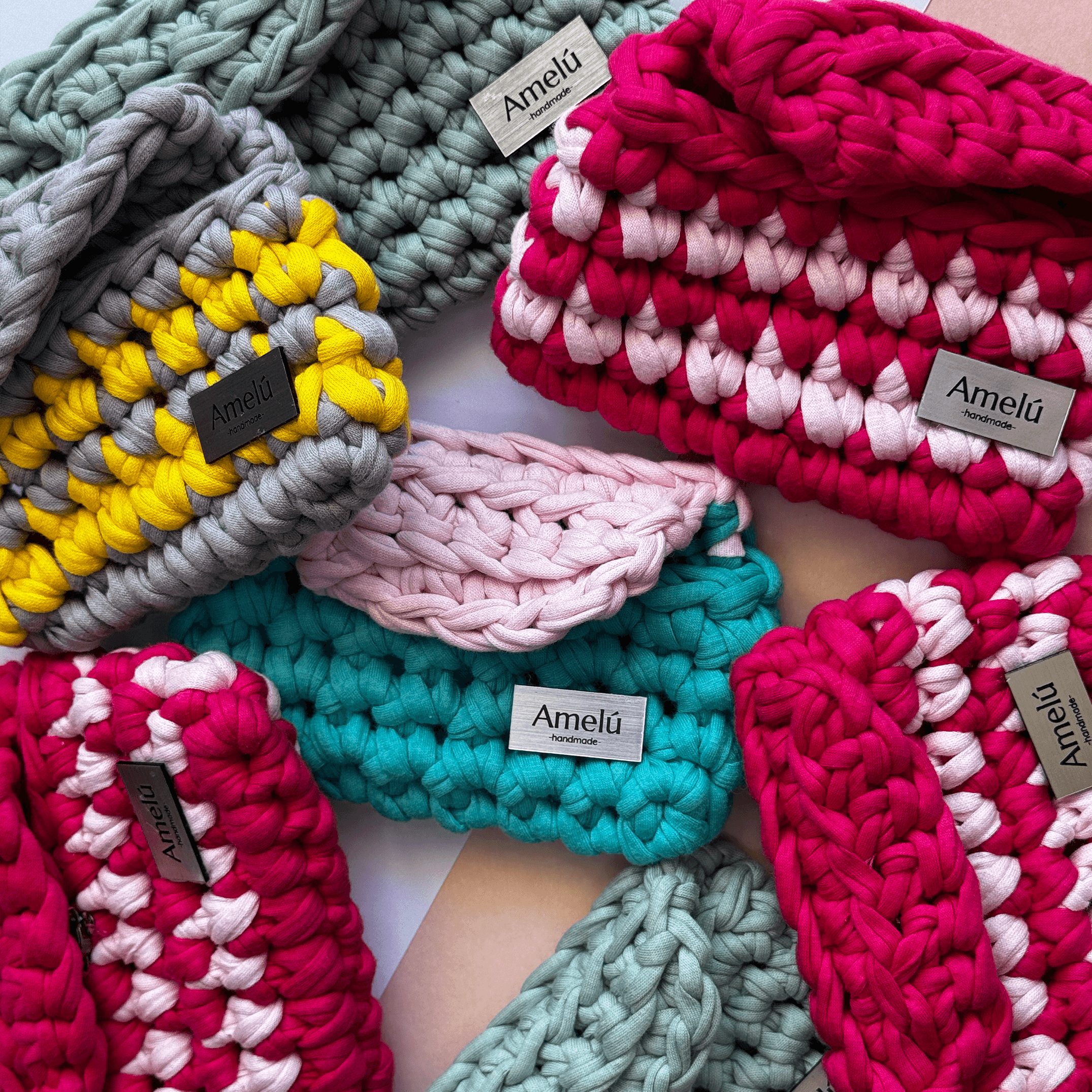 Monedero mini de trapillo