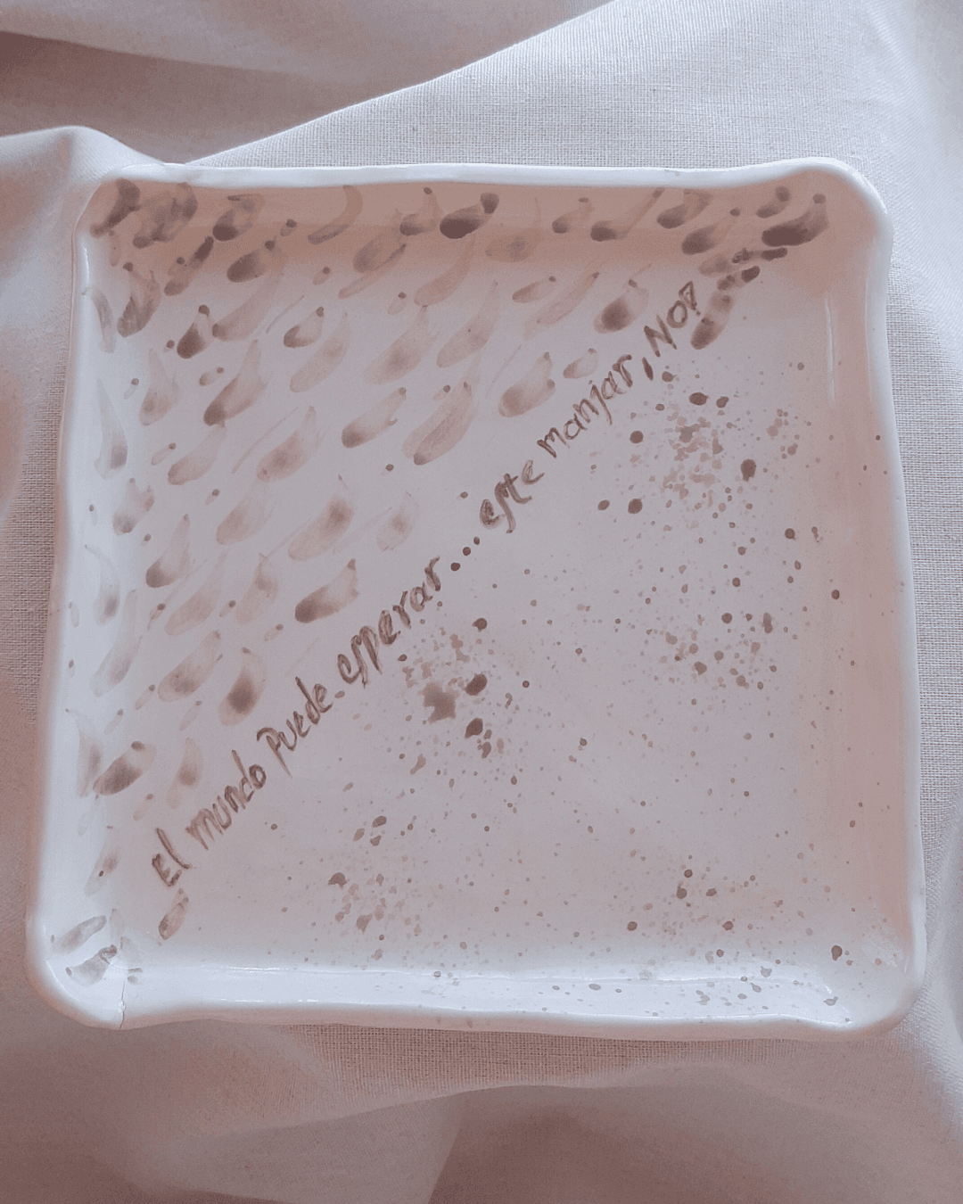 Plato “El mundo puede esperar… este manjar no”