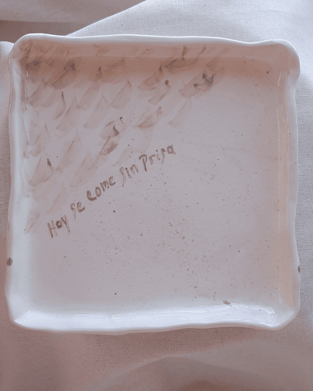 Plato “Hoy se come sin prisa”