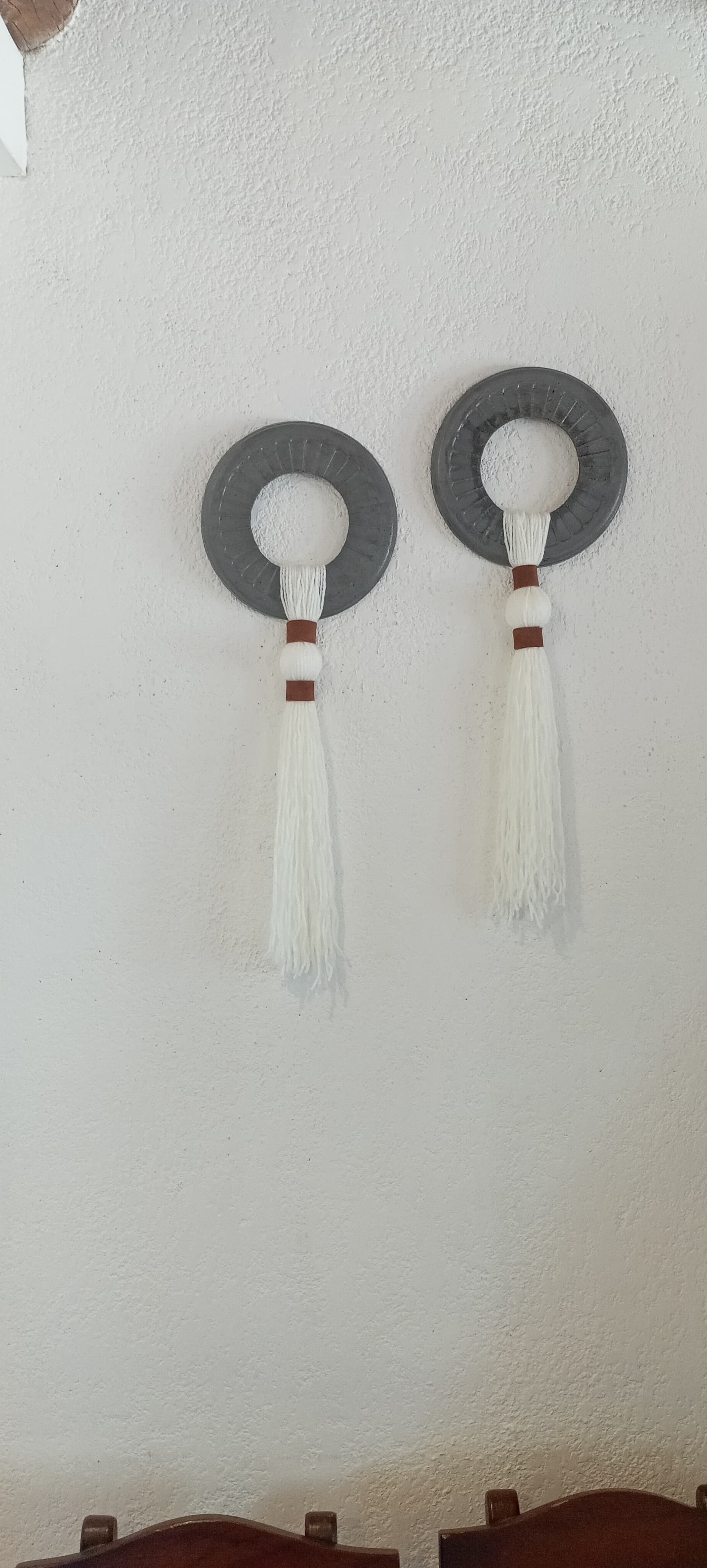 Aros artesanales de cemento