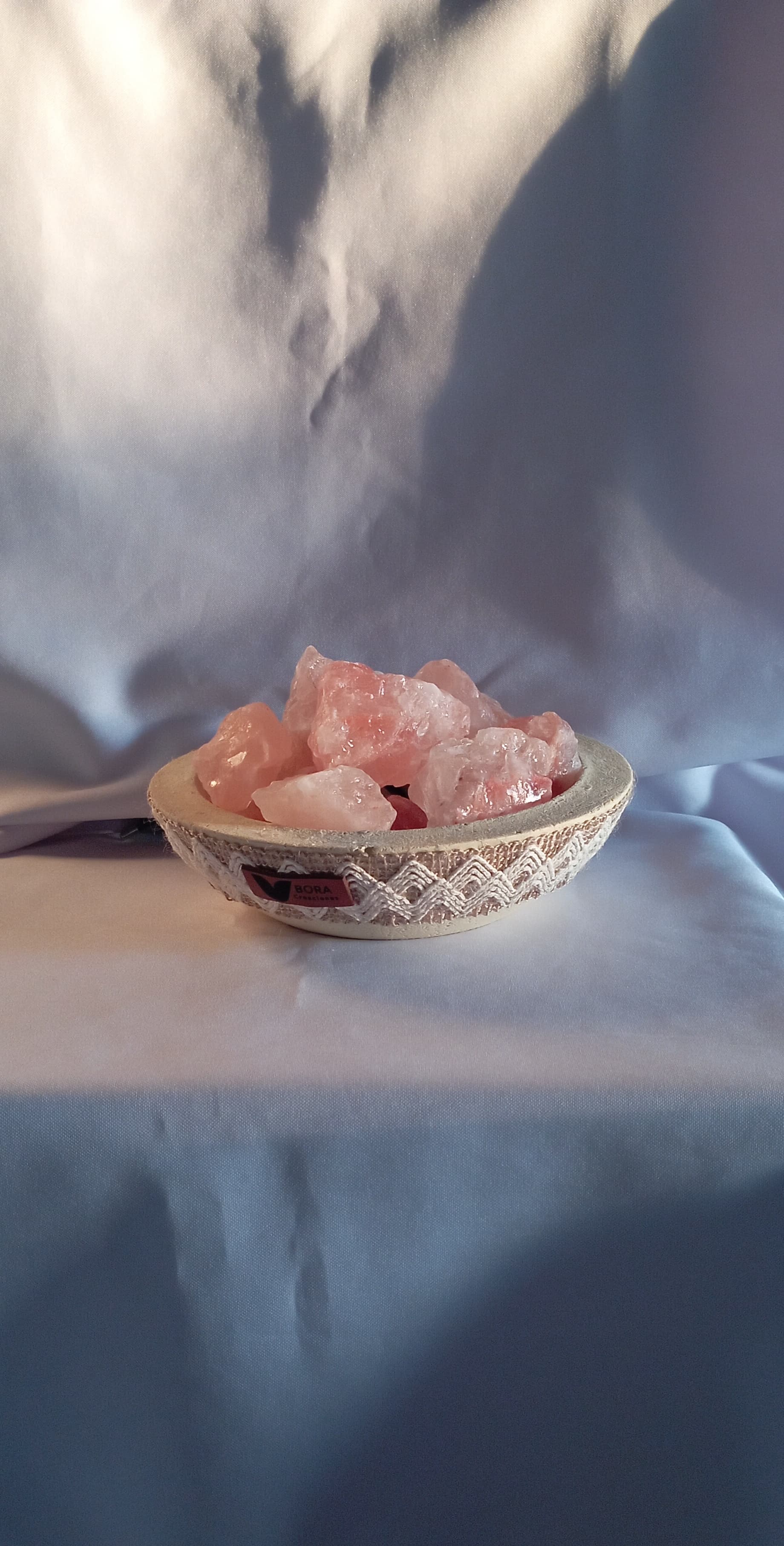 Lámpara de sal artesanal