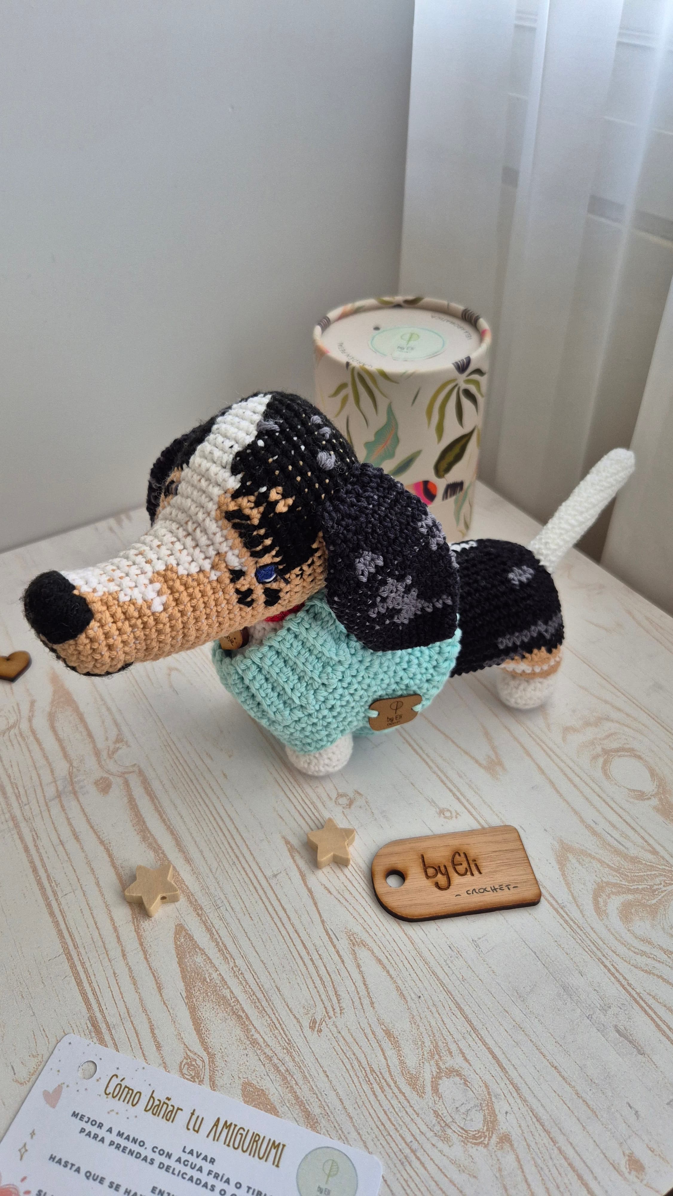Perro Salchicha amigurumi