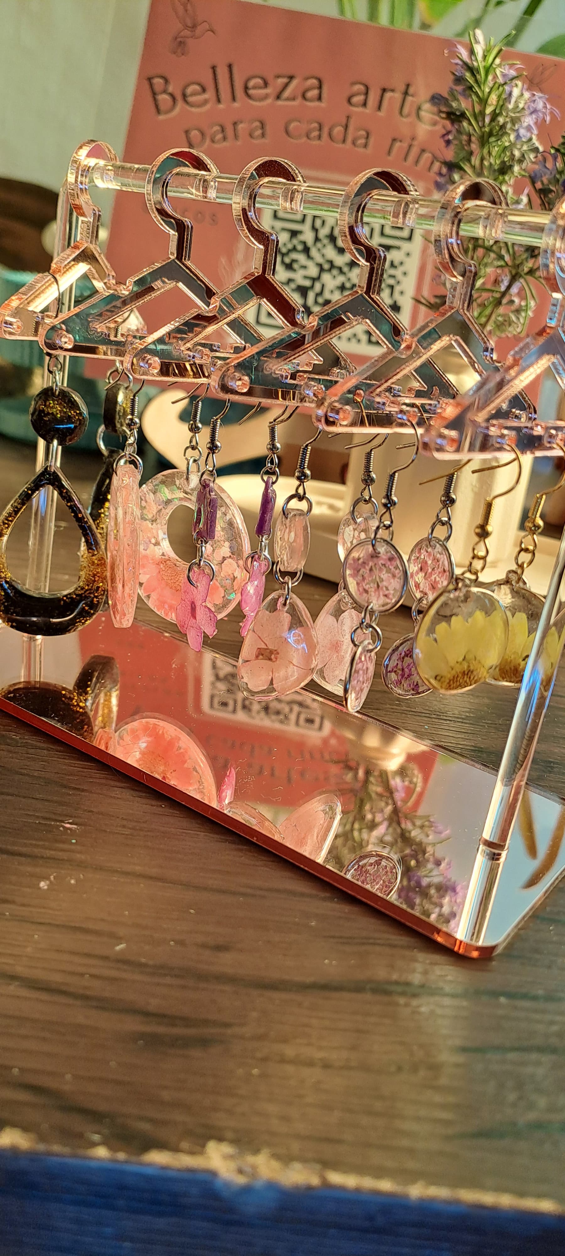 Caravanas hechas en resina