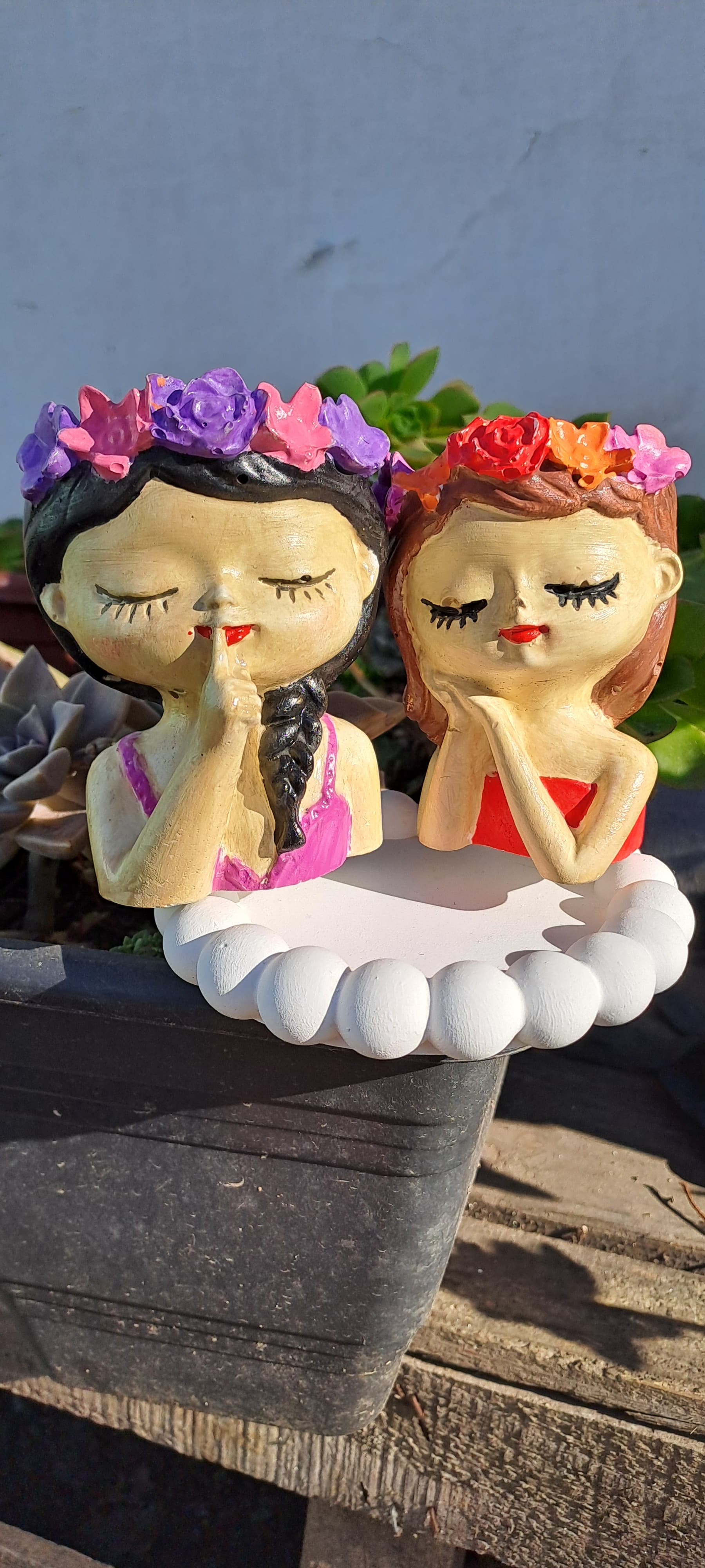 Masetas, porta velas