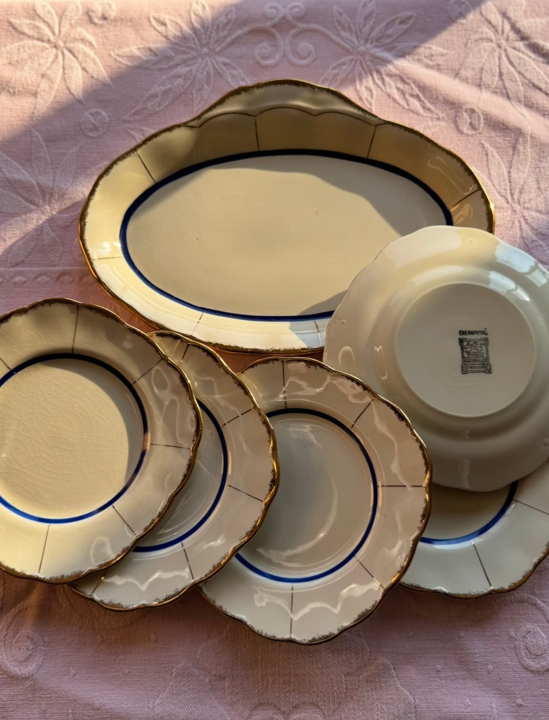 Juego de postre 6 piezas Grindley