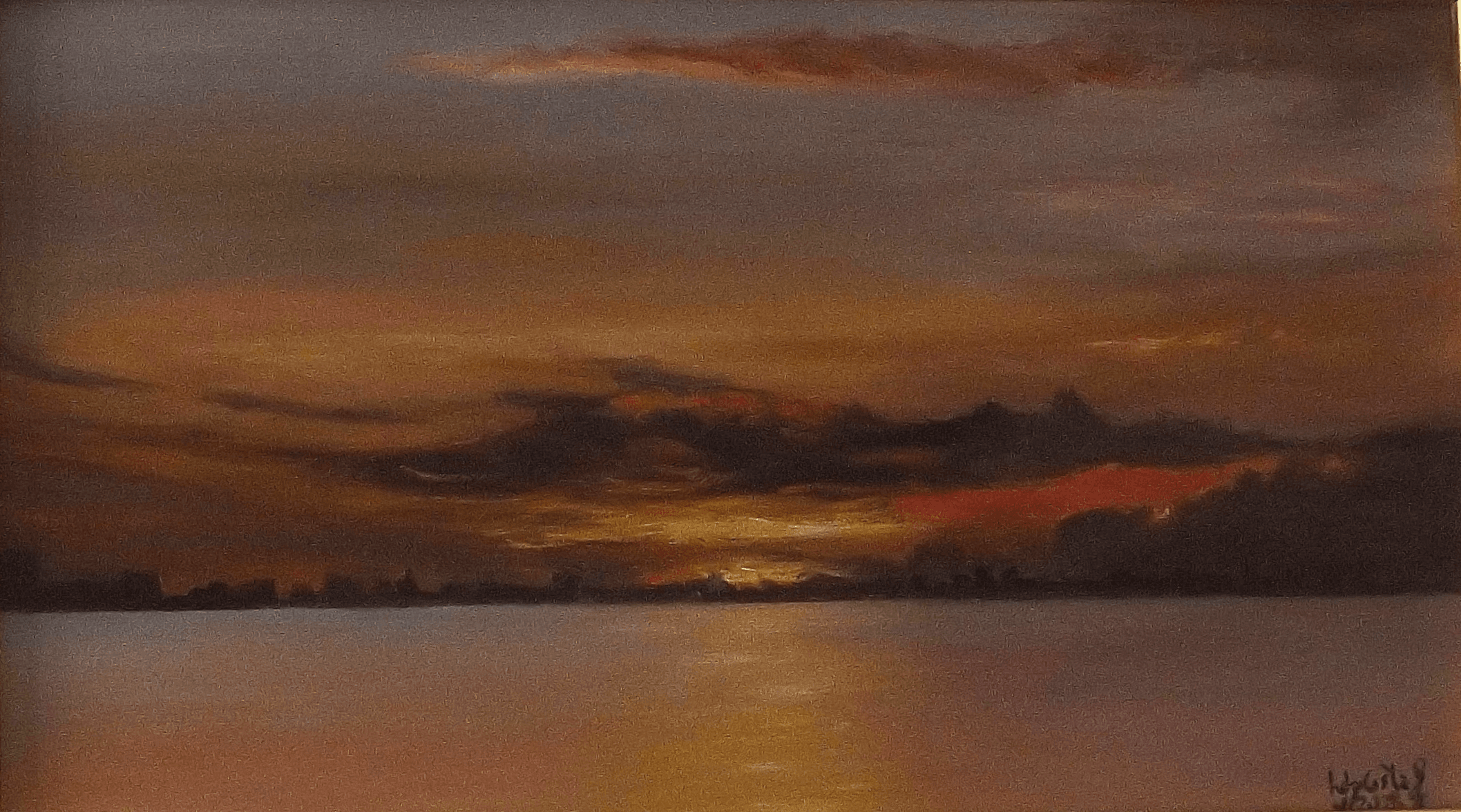 Atardecer desde el mar en Punta de Este