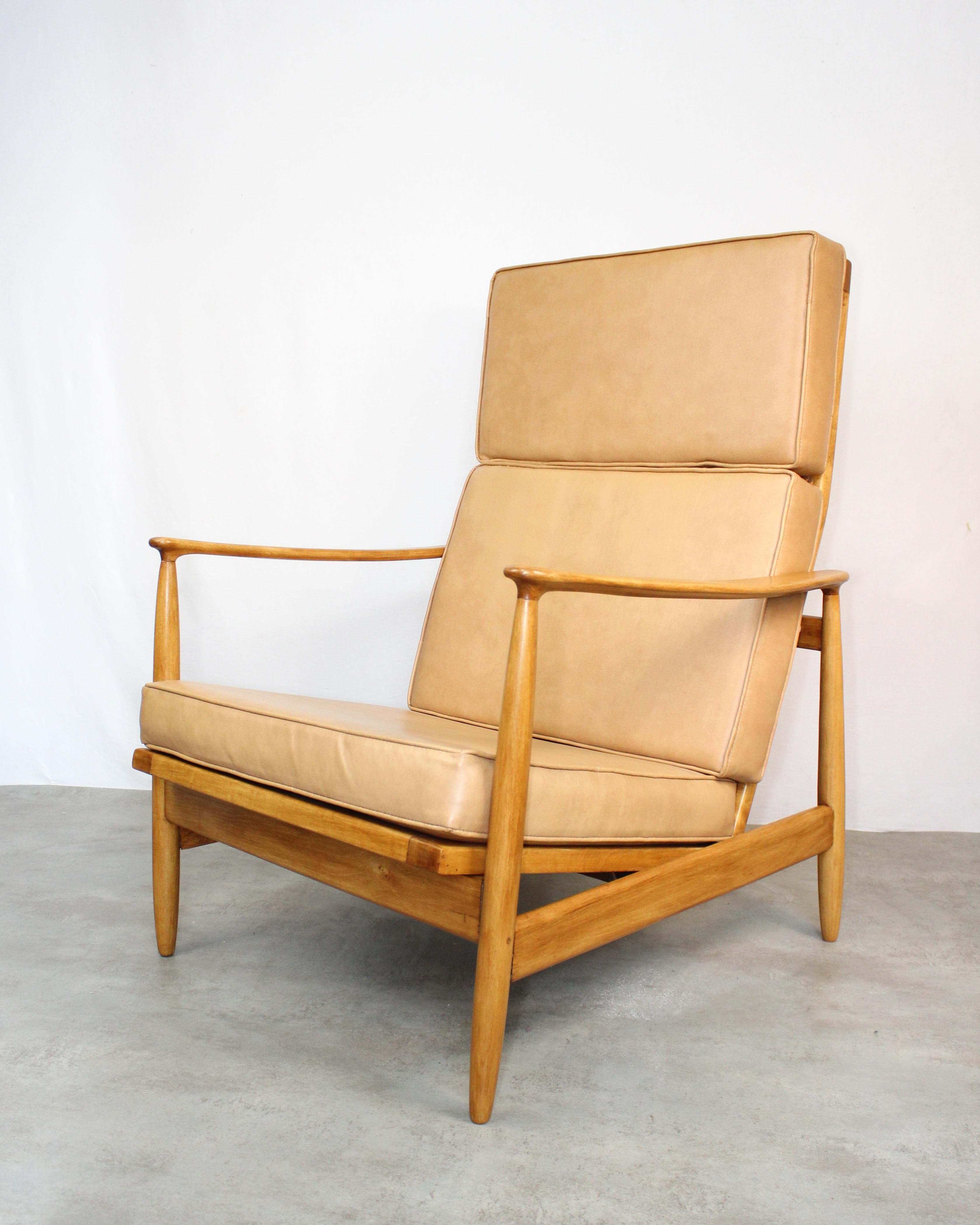 Sillón danés “Lounge Chair". 50s