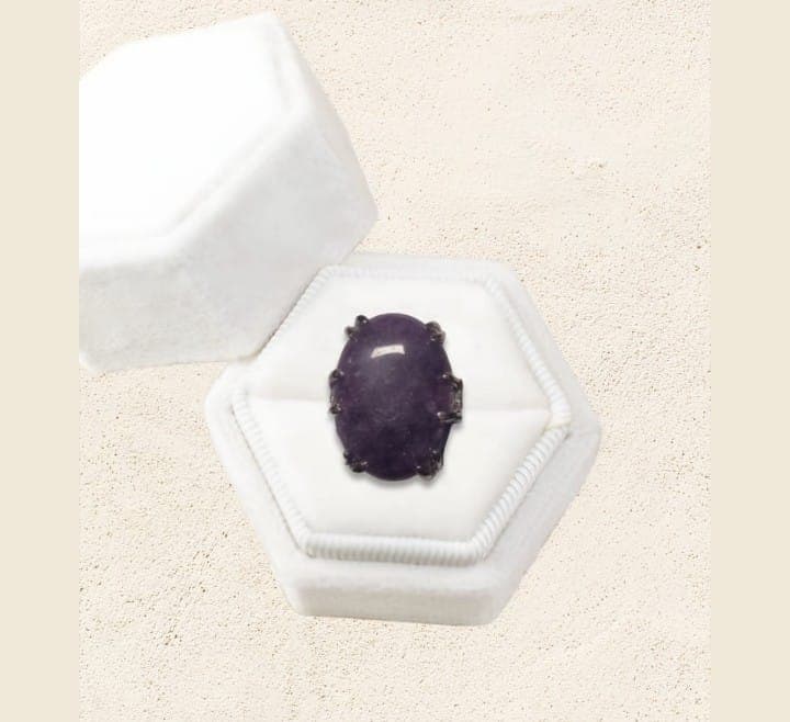 ✨Anillos de acero con piedras naturales originales ✨