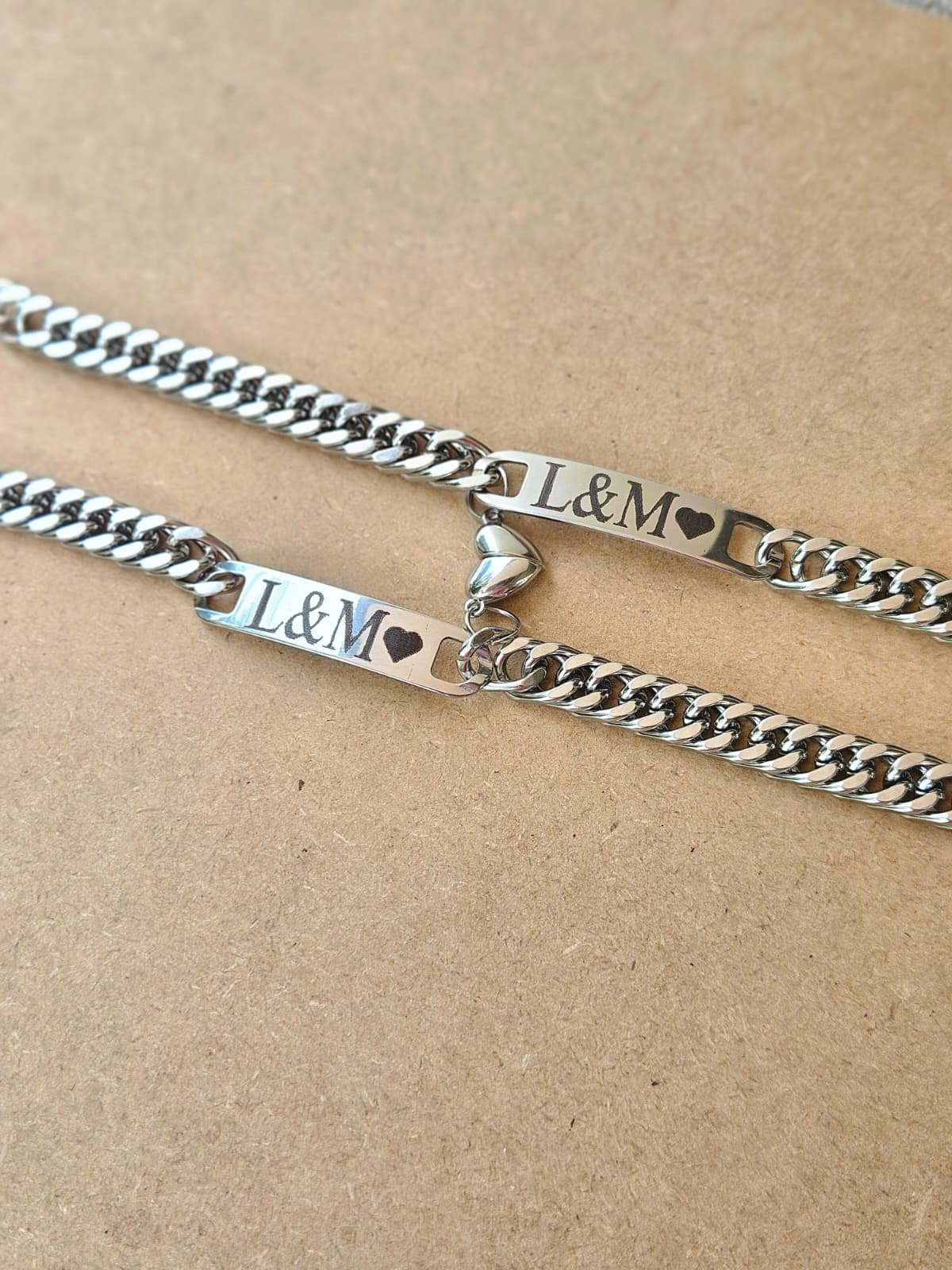 Pulseras personalizada acero