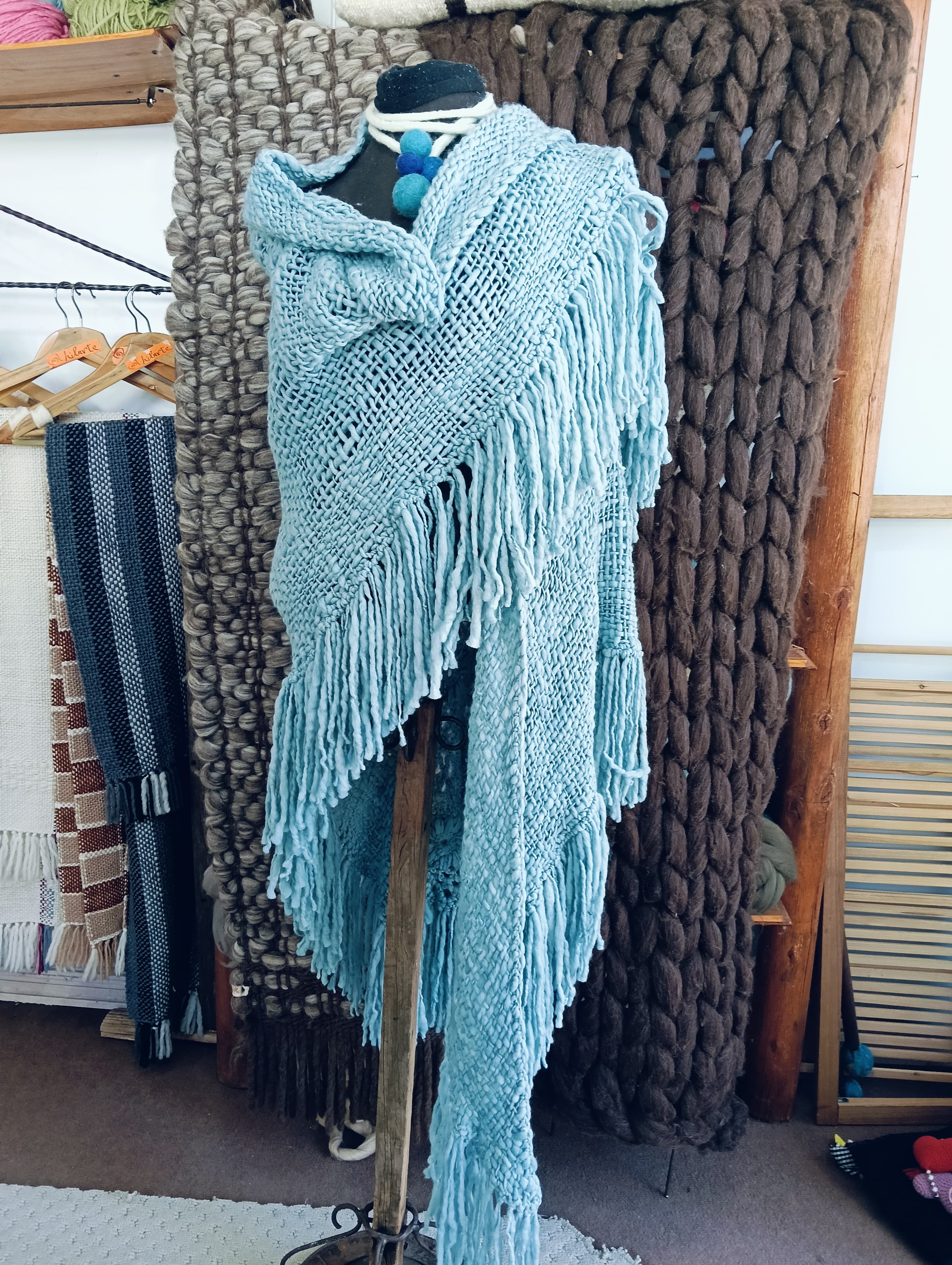Shawl elegante en Pura Lana