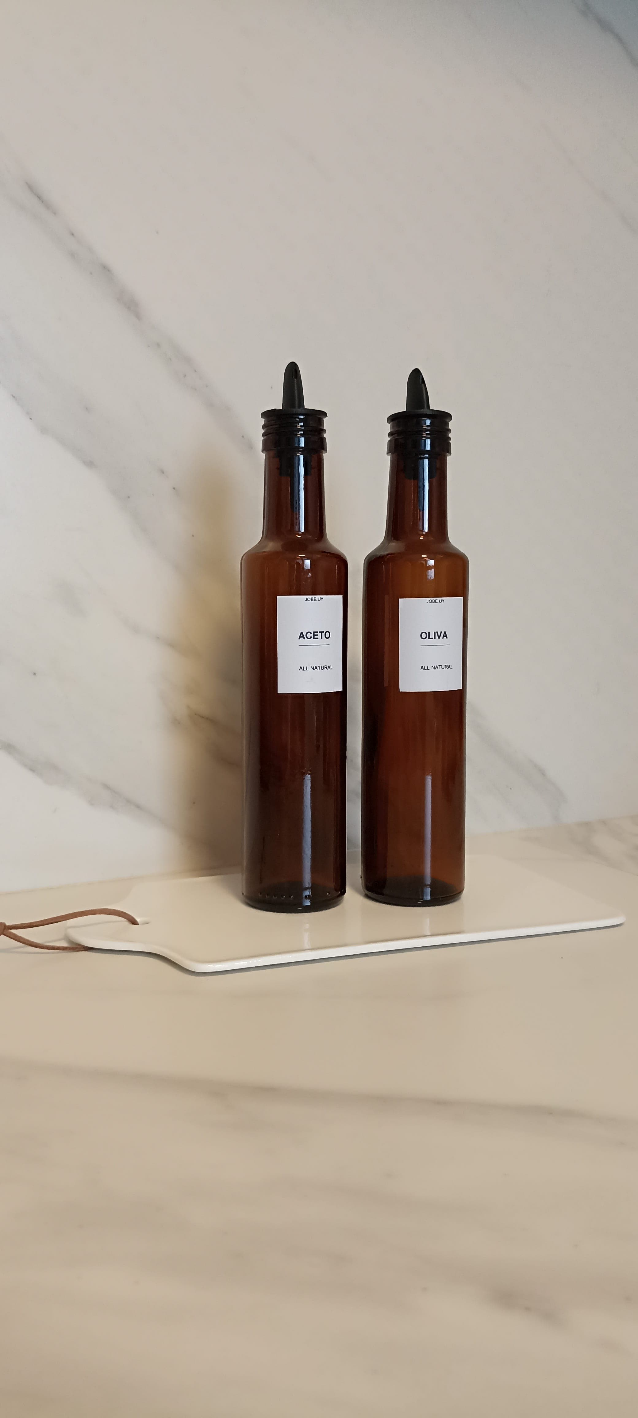 Aderezo vidrio ámbar 250ml