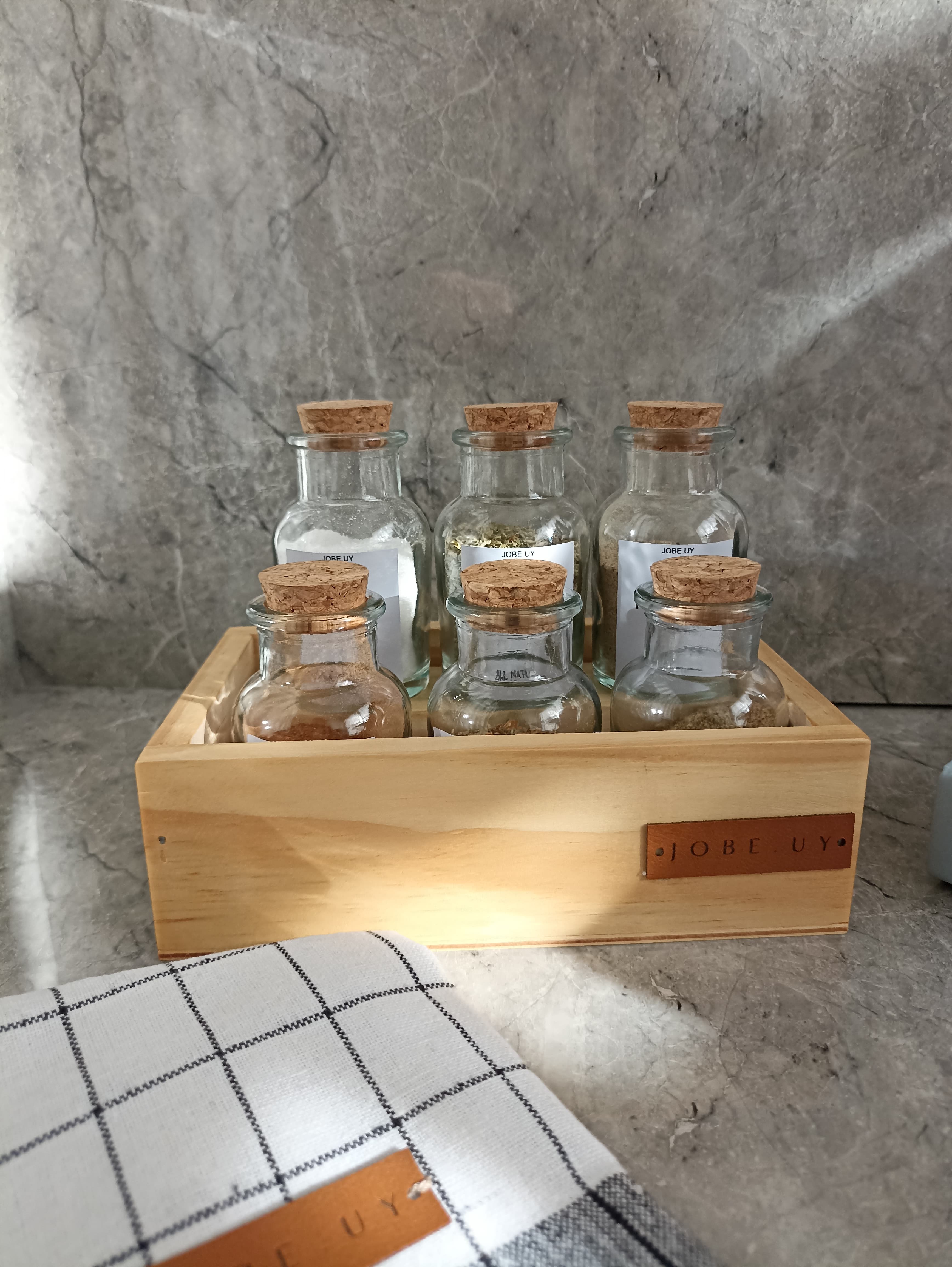 Kits 6 especieros mini con cajón