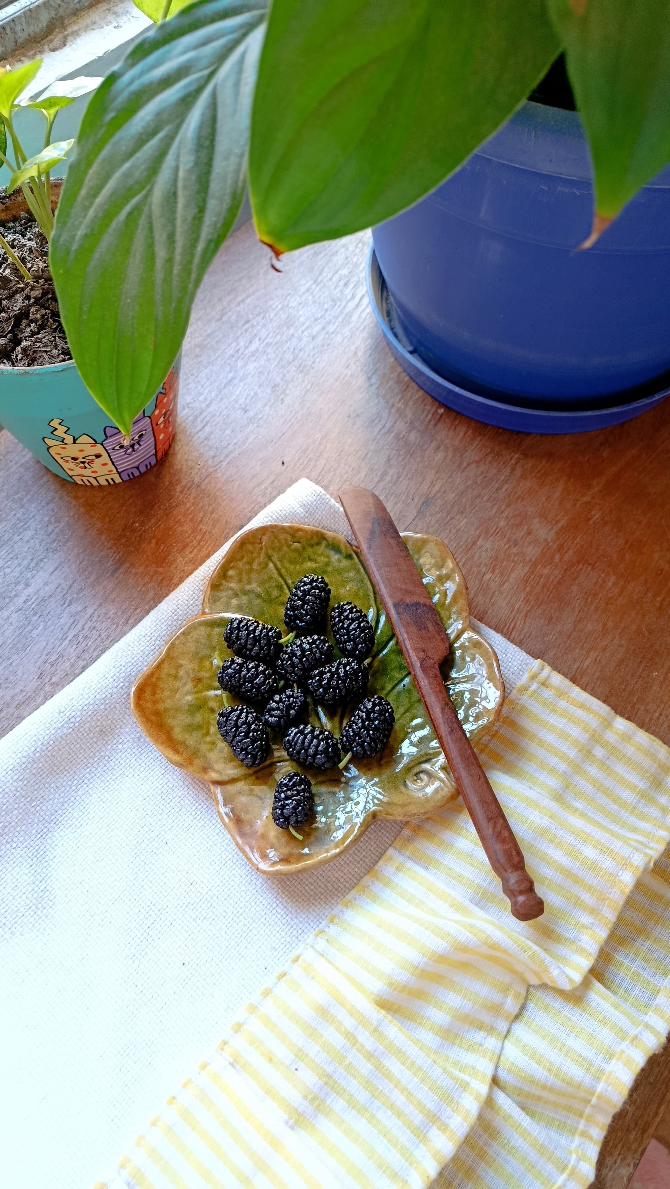 Cuchillo untador madera 🪵