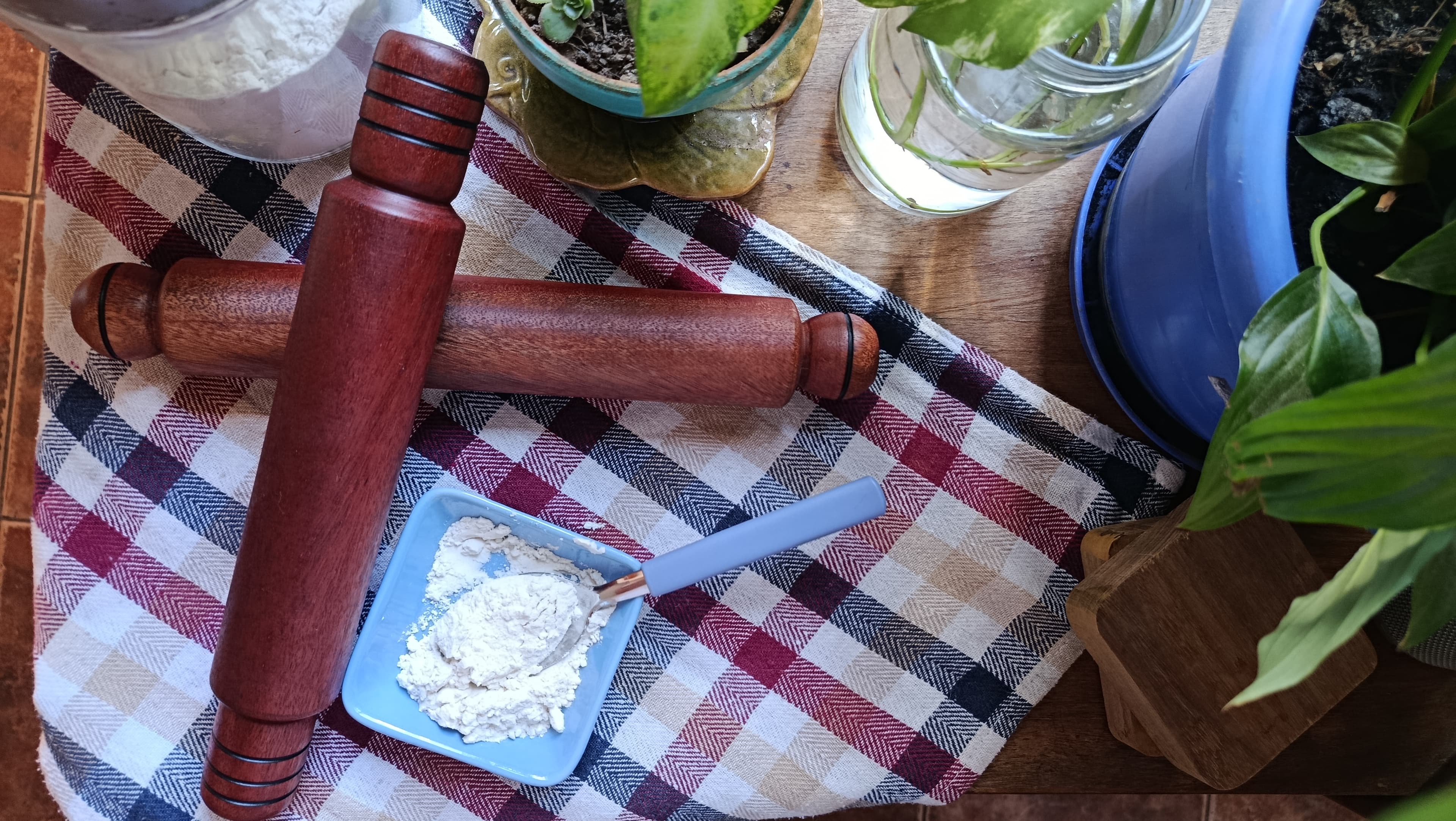 Palos de amasar torta frita 🥟