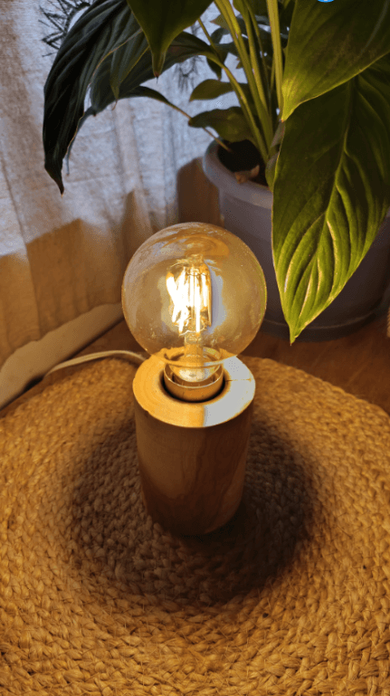 Lámpara vintage fresno