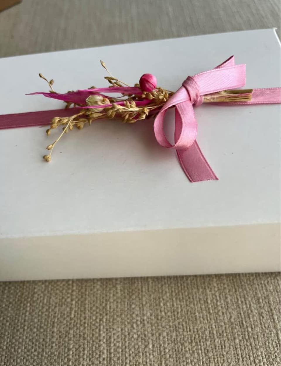 CAJITA CON FLORES SECAS PARA CREAR