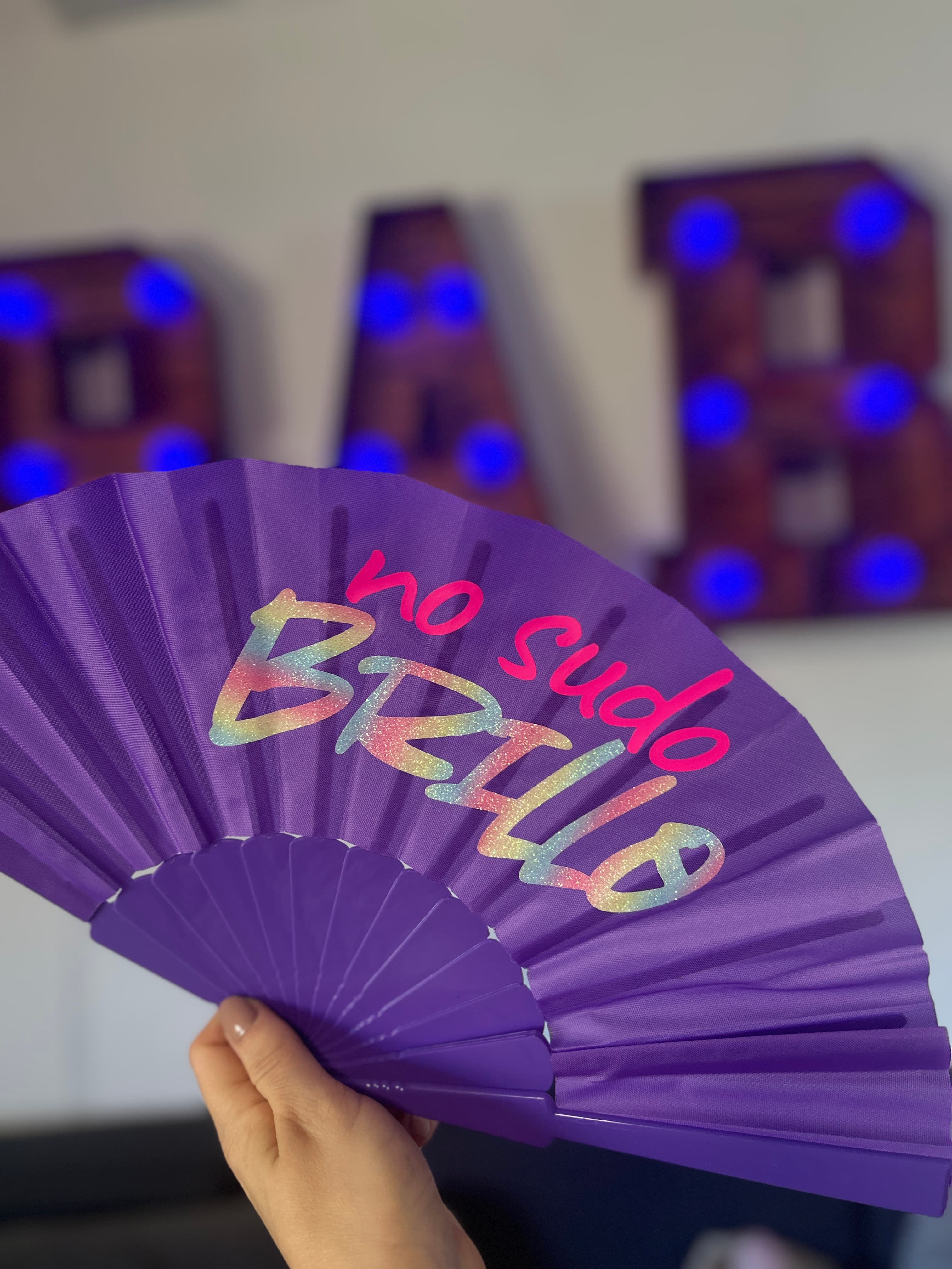 Abanicos de cotillón pack 15 unidades