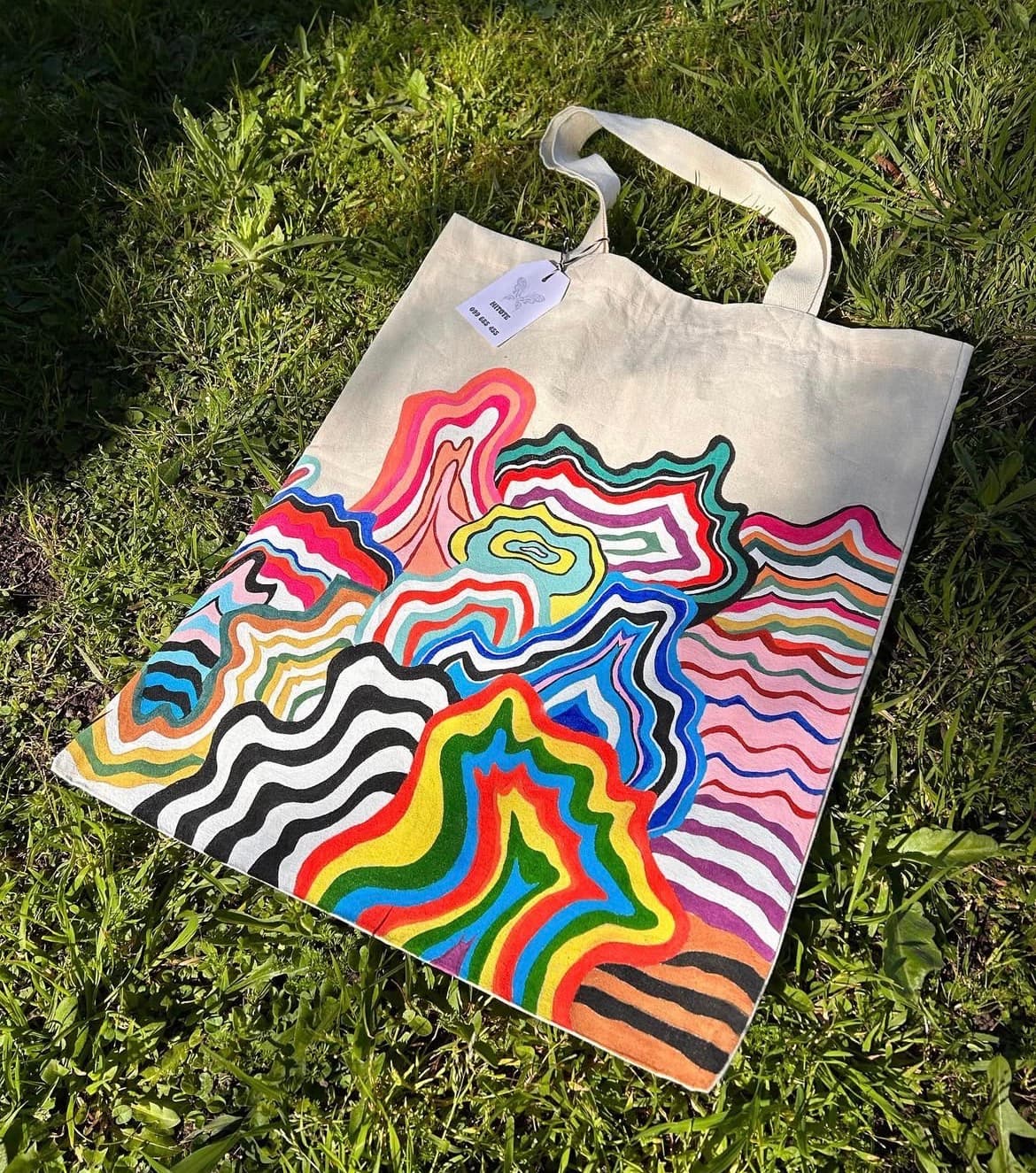 Totebag pintada a mano