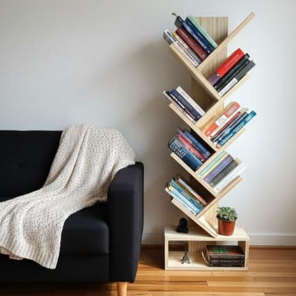 Biblioteca vertical 140