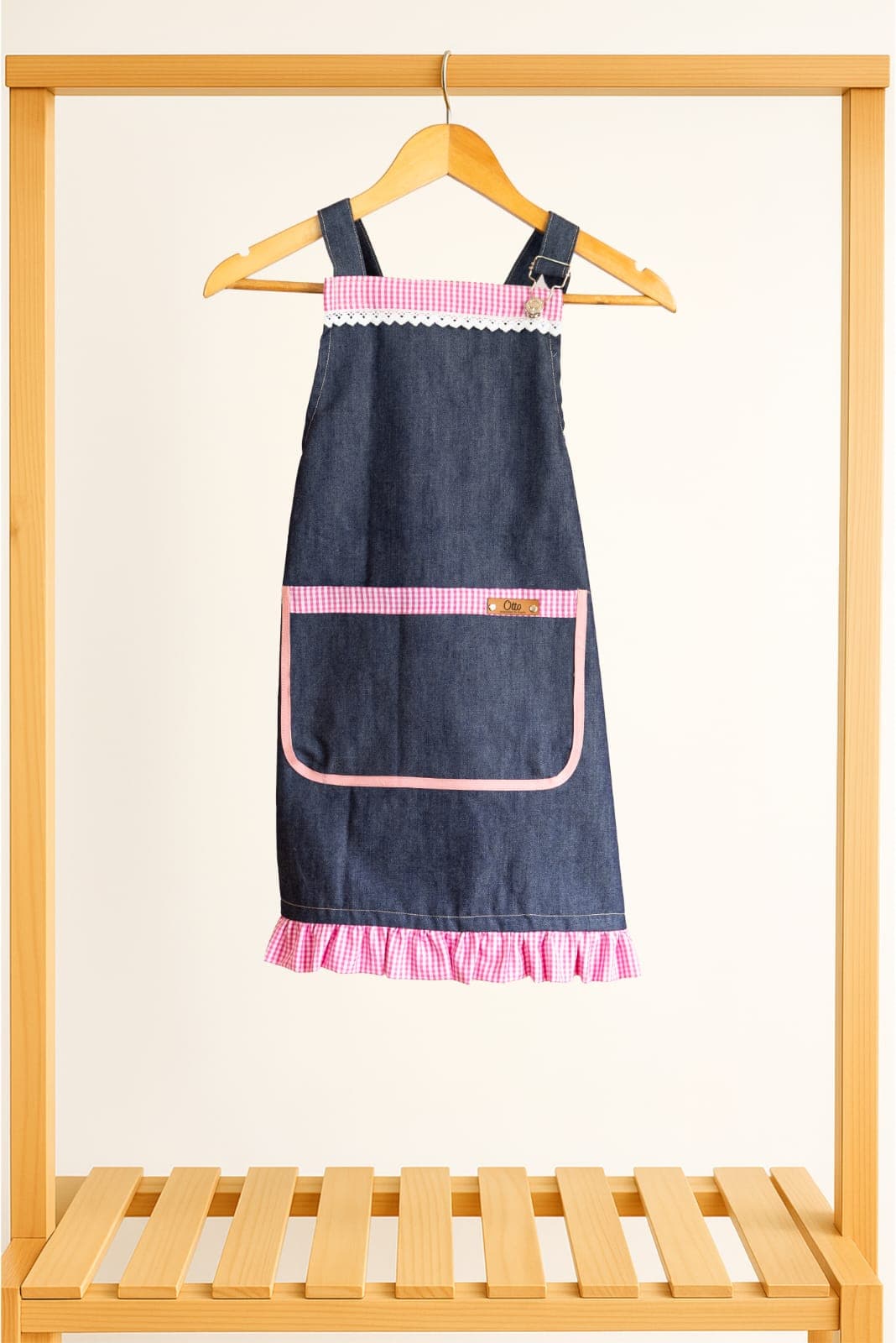 Delantal de niña romántico 🌷