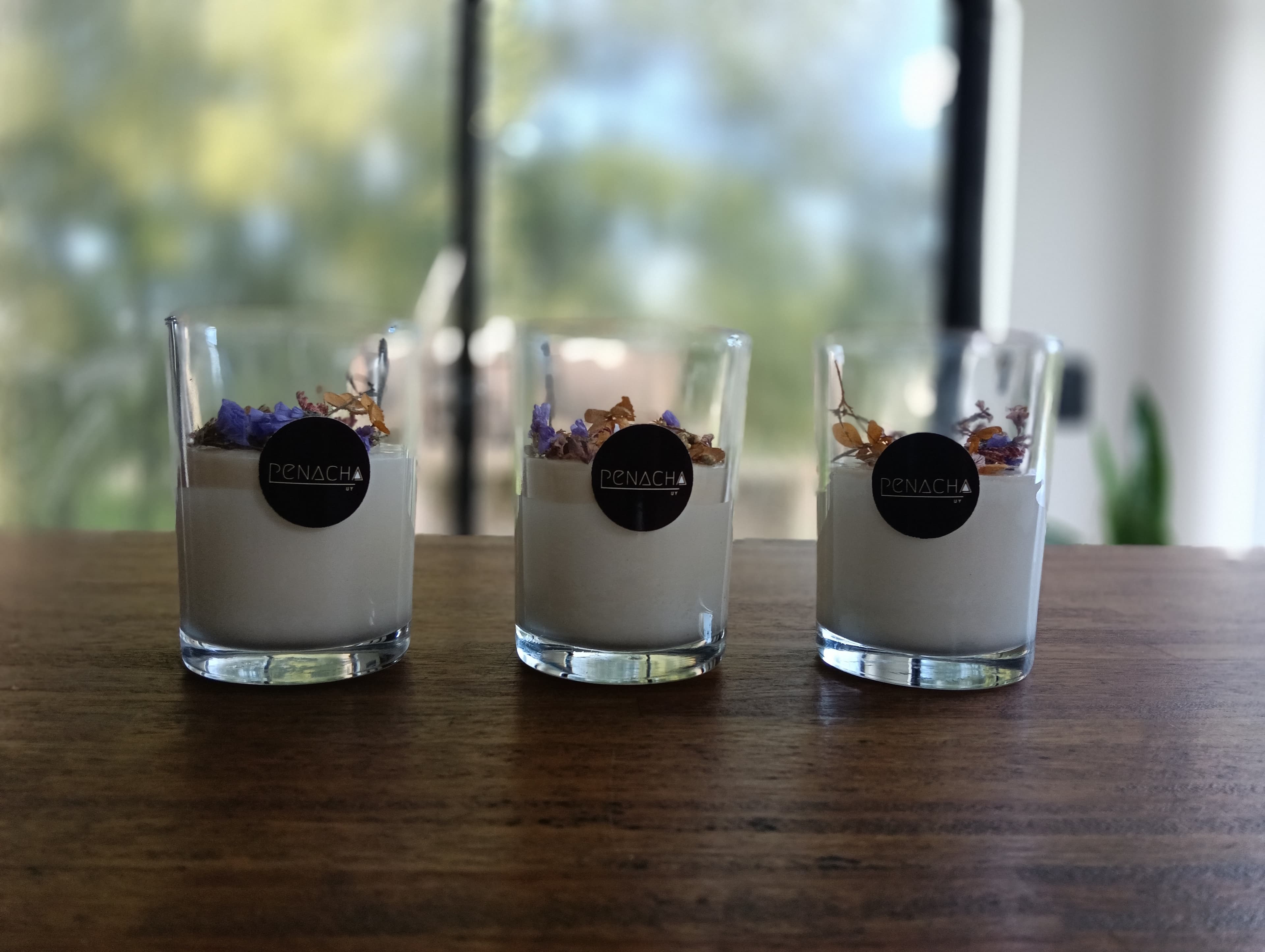 Vela de soja perfumada